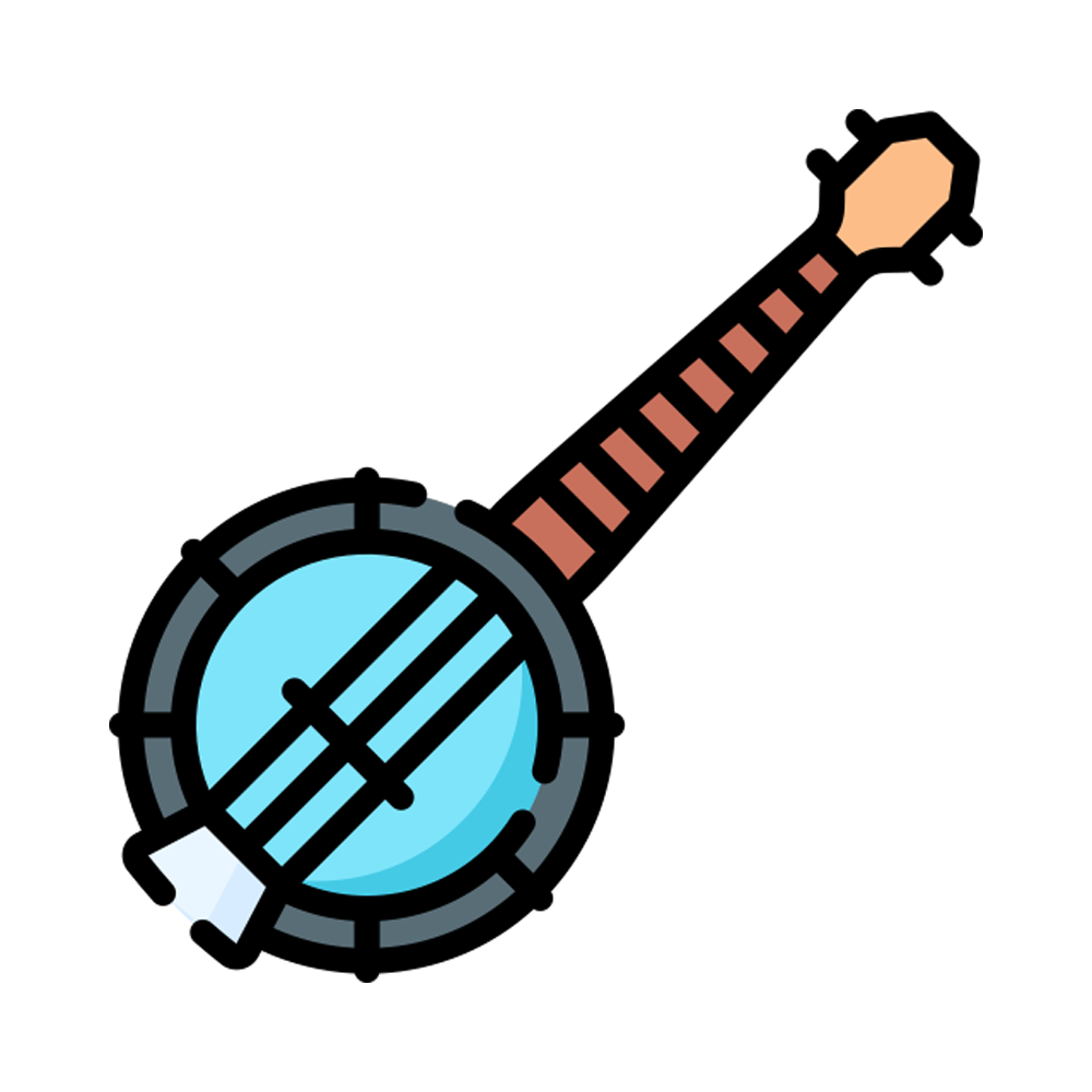 Banjo Sticker Transparent Gallery