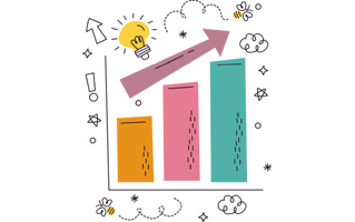 Bar Graph Free Sticker PNG