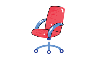 Barber Chair Free Sticker PNG
