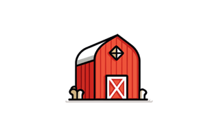 Barn Free Sticker PNG