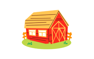 Barn Sticker PNG