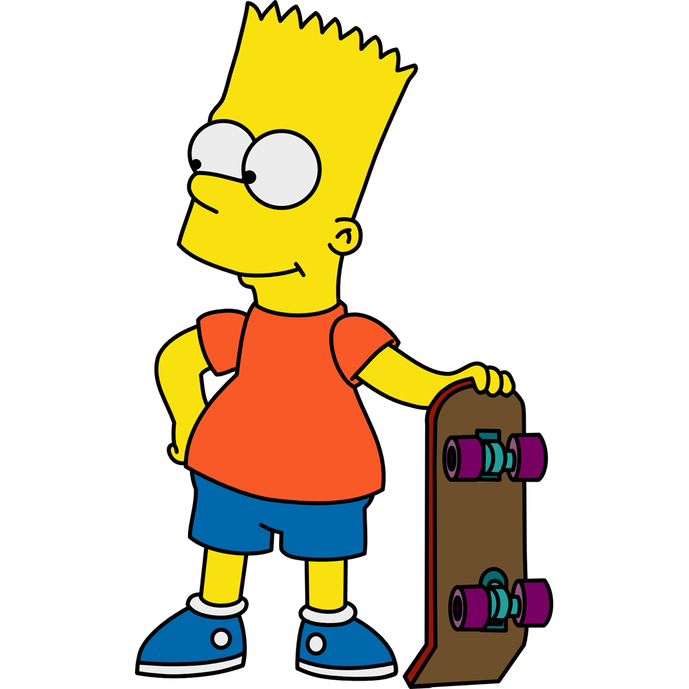 Bart Simpson  Transparent Clipart