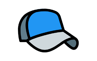 Baseball Hat Sticker PNG