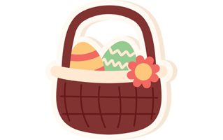 Basket Sticker PNG