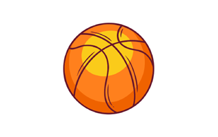 Basketball Ball Sticker PNG