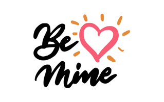 Be Mine Sticker PNG