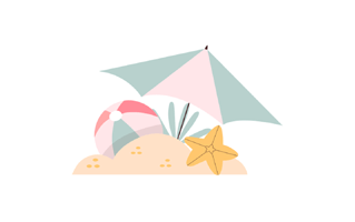 Beach Sticker PNG