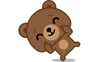 Bear Image Sticker PNG