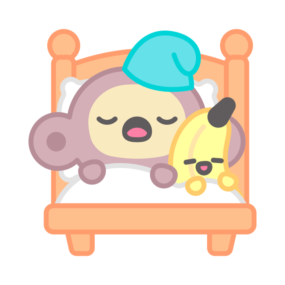 Bed Time Free Sticker Transparent Image
