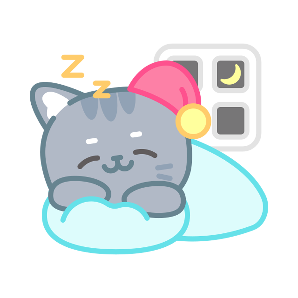 Bed Time Free Sticker Transparent Gallery