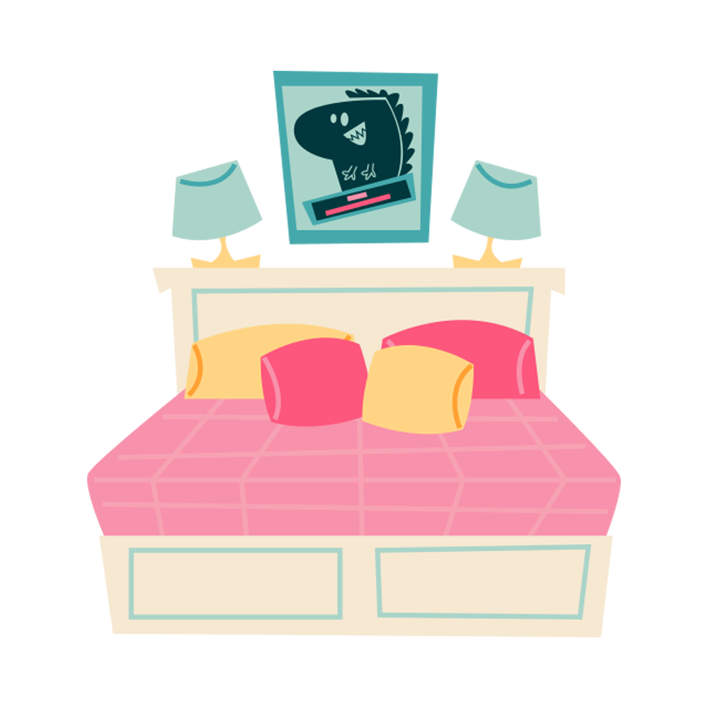 Bedroom Free Sticker Transparent Image