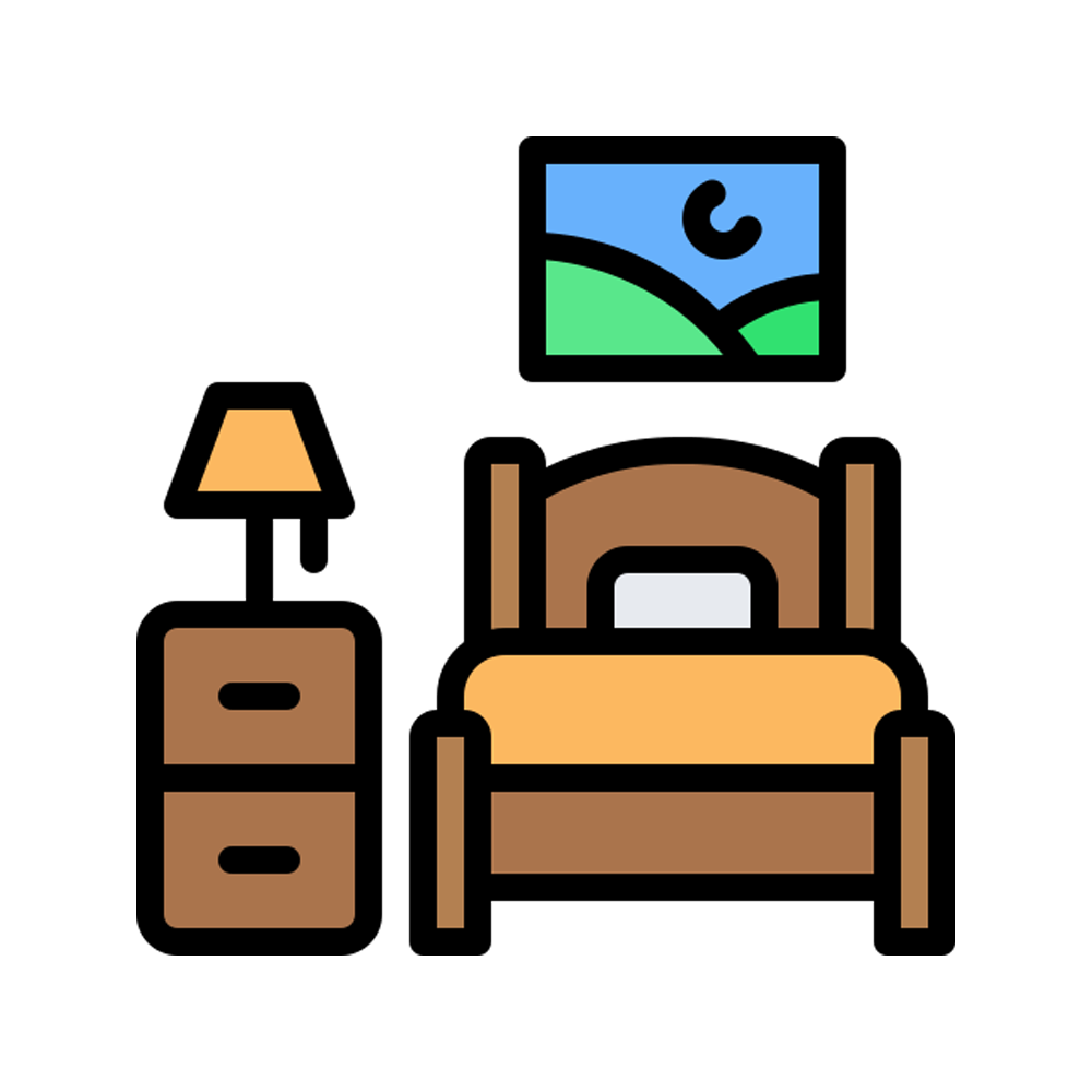 Bedroom Free Sticker Transparent Gallery