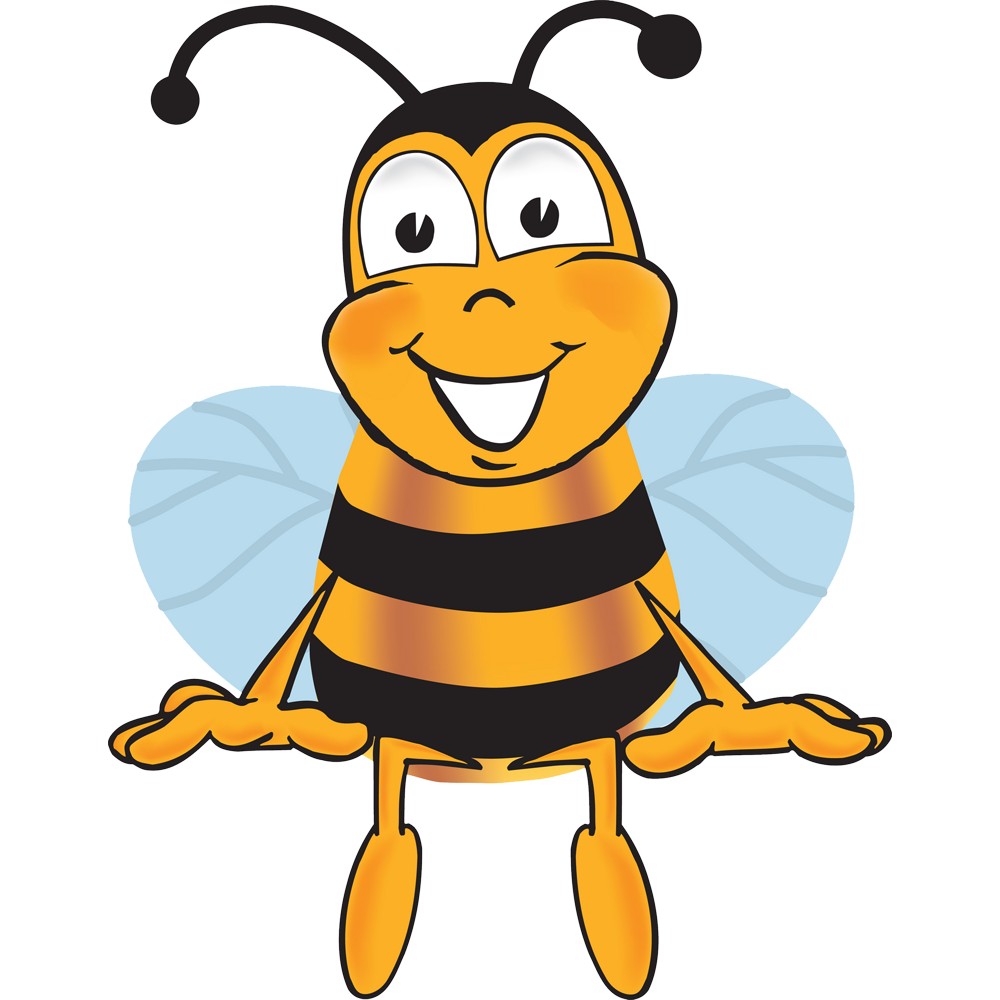 Bee Cartoon  Transparent Image