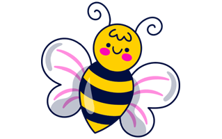 Bee Sticker PNG