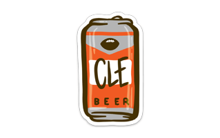 Beer Can Sticker PNG