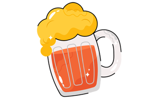 Beer Free Sticker PNG