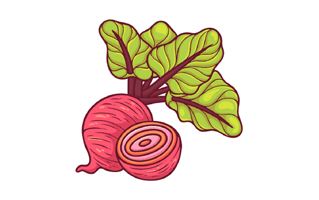 Beetroot Sticker PNG