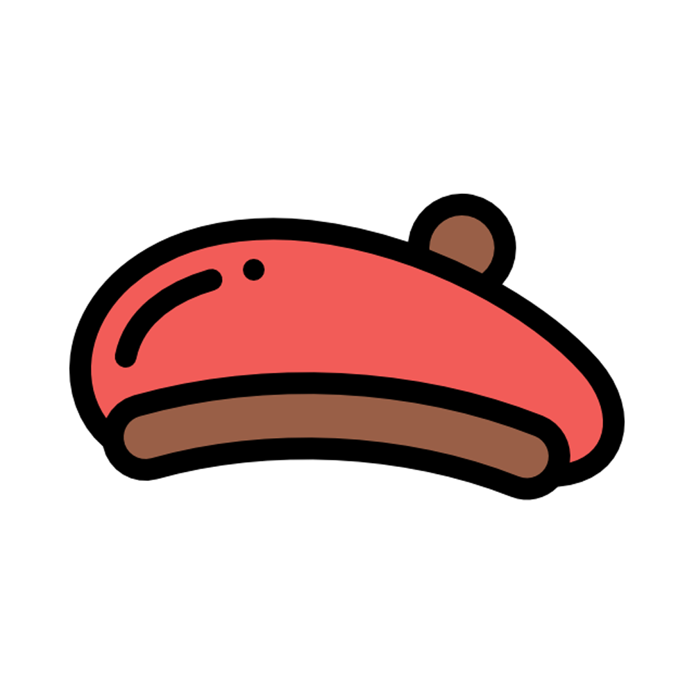 Beret Free Sticker Transparent Picture