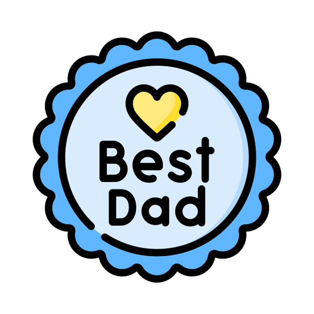 Best Dad Sticker Transparent Gallery