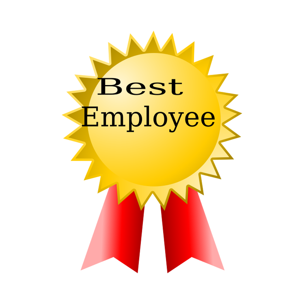 Best Employee Free Sticker Transparent Clipart