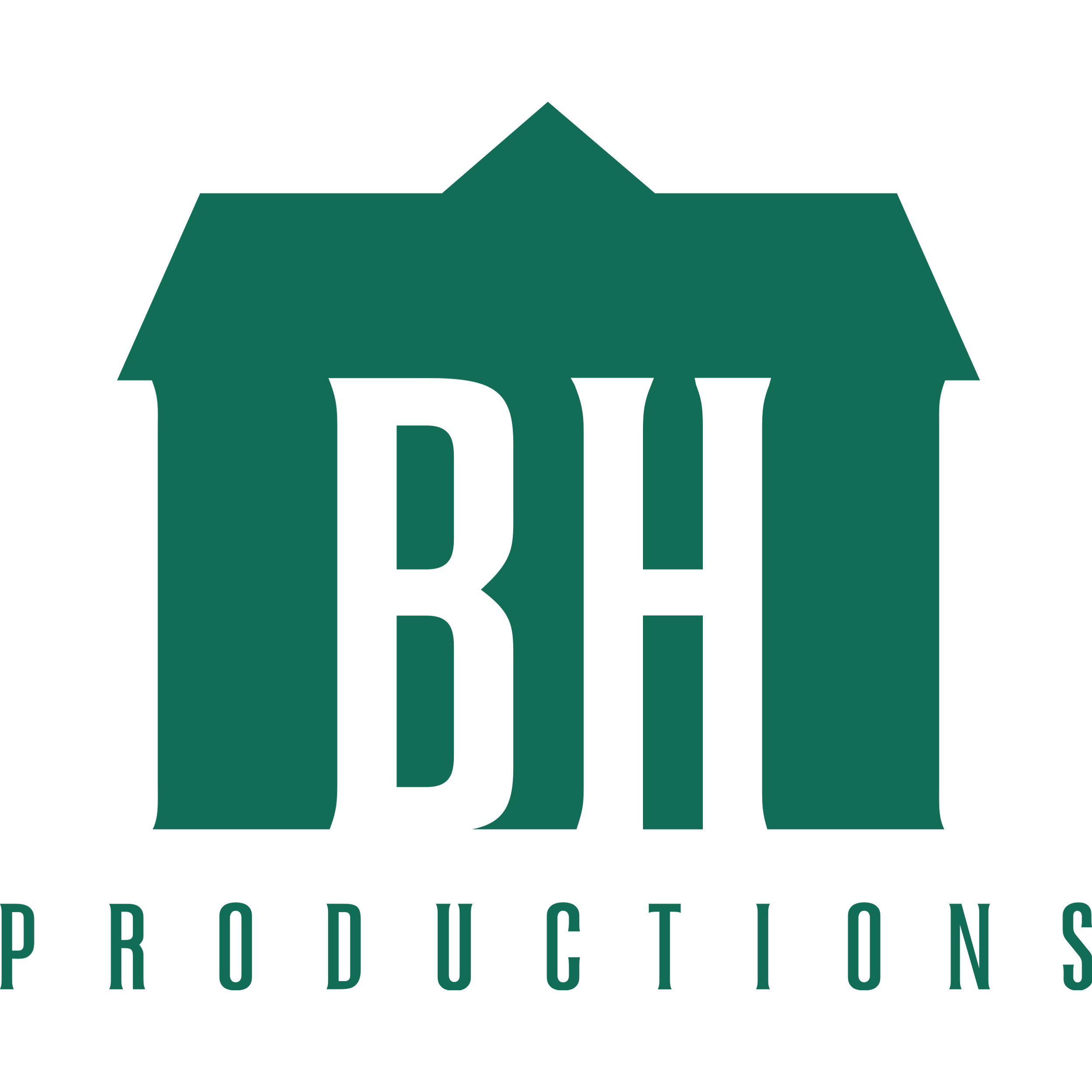 BH Productions Logo  Transparent Clipart