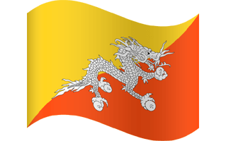 Bhutan Flag PNG