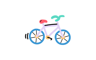 Biking Free Sticker PNG