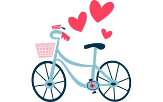 Biking Sticker PNG