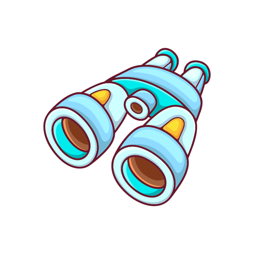 Binoculars Sticker Transparent Image