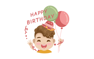 Birthday Boy Free Sticker PNG