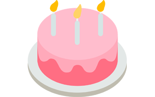 Birthday Cake Emoji PNG