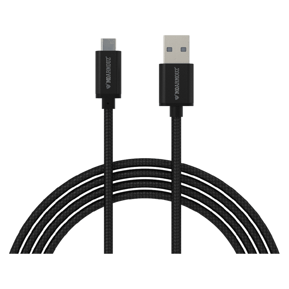 Black USB Cable Transparent Image