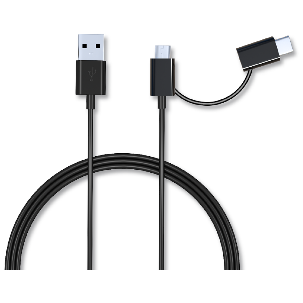 Black USB Cable Transparent Photo