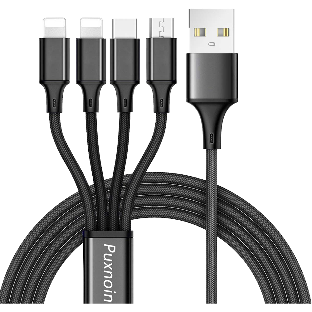 Black USB Cable Transparent Picture