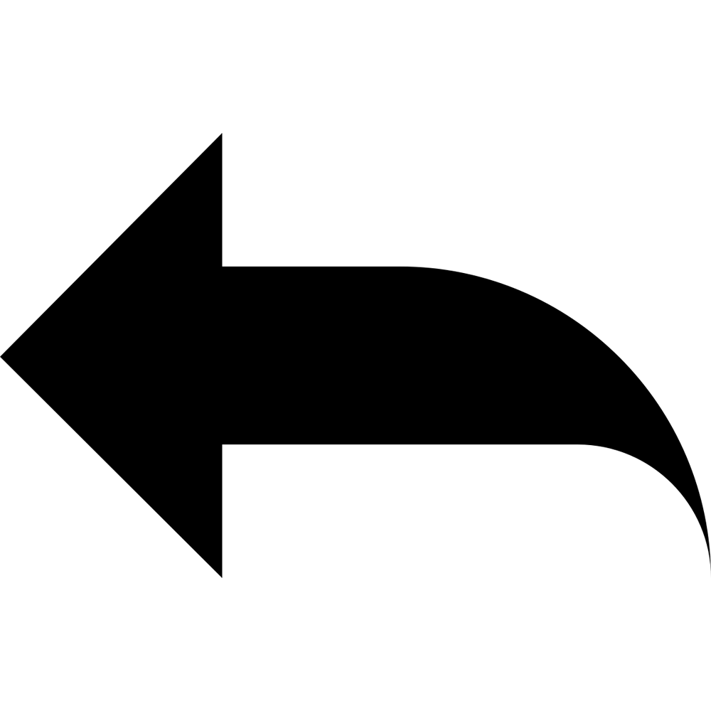 Black Arrow Symbol Transparent Image