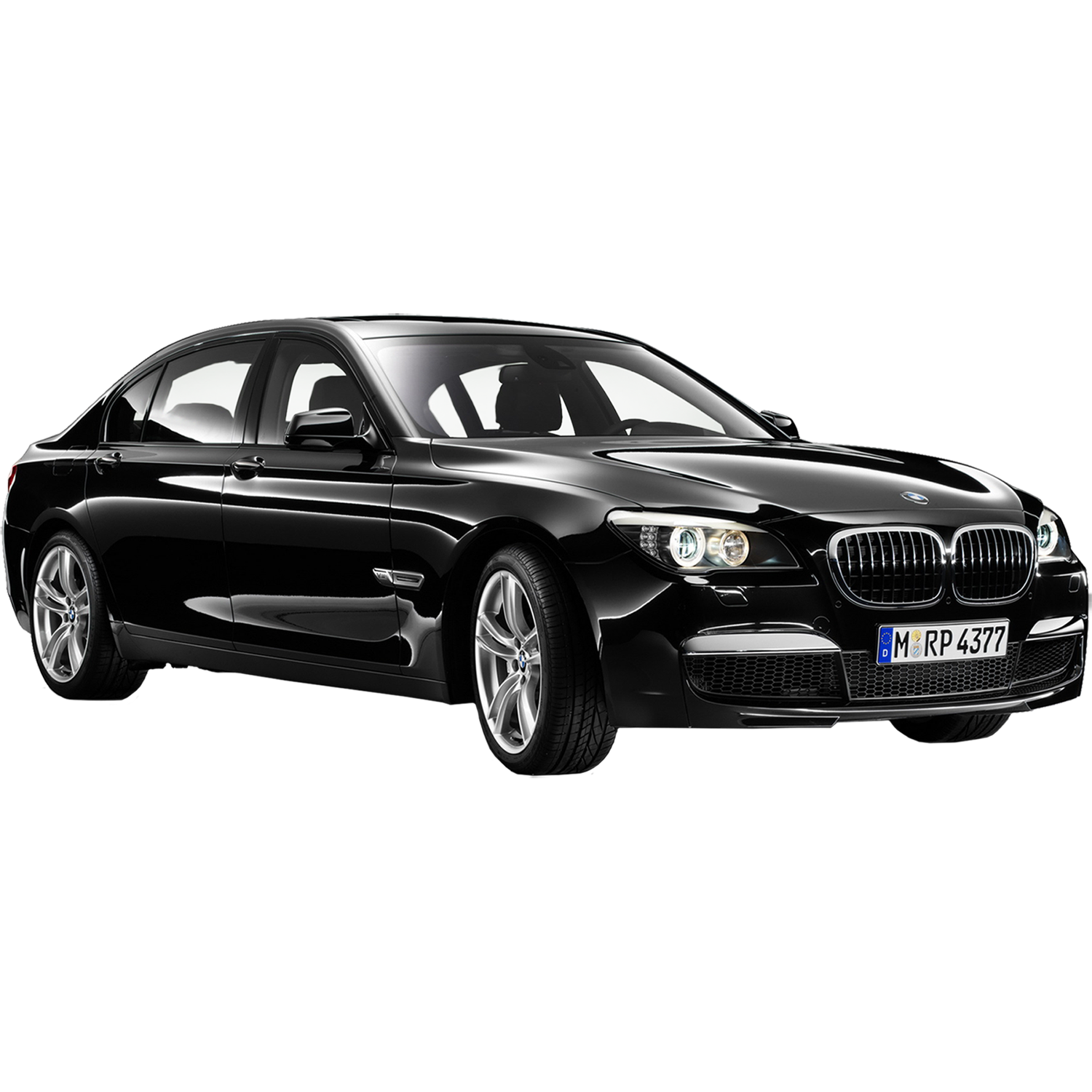 Black BMW Transparent Picture