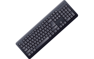 Black Computer Keyboard PNG