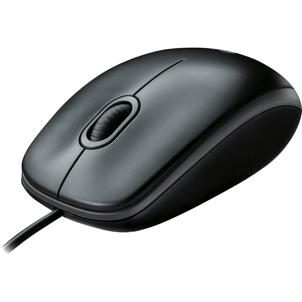 Black Computer Mouse Transparent Image