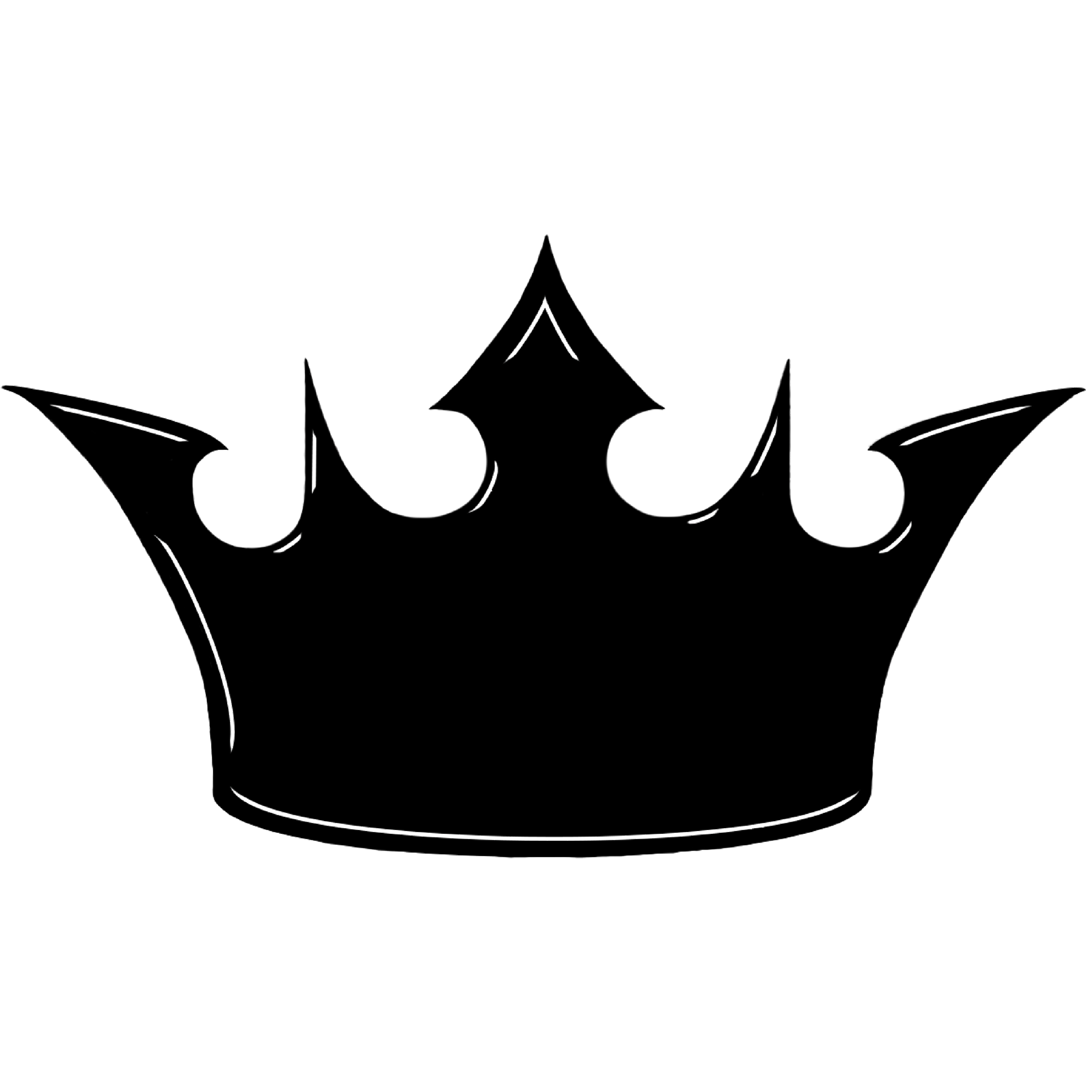 Black Crown Transparent Picture