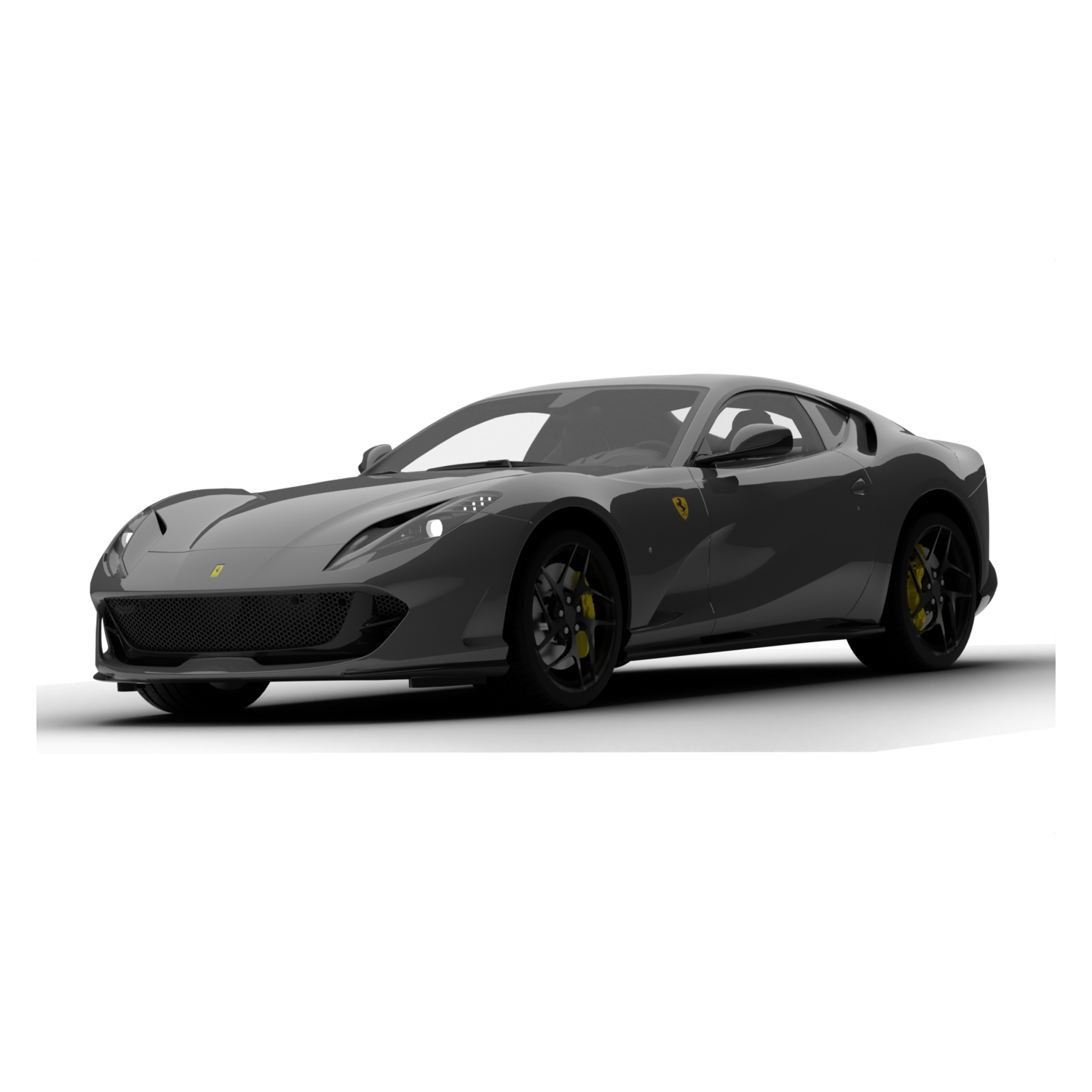 Black Ferrari  Transparent Clipart