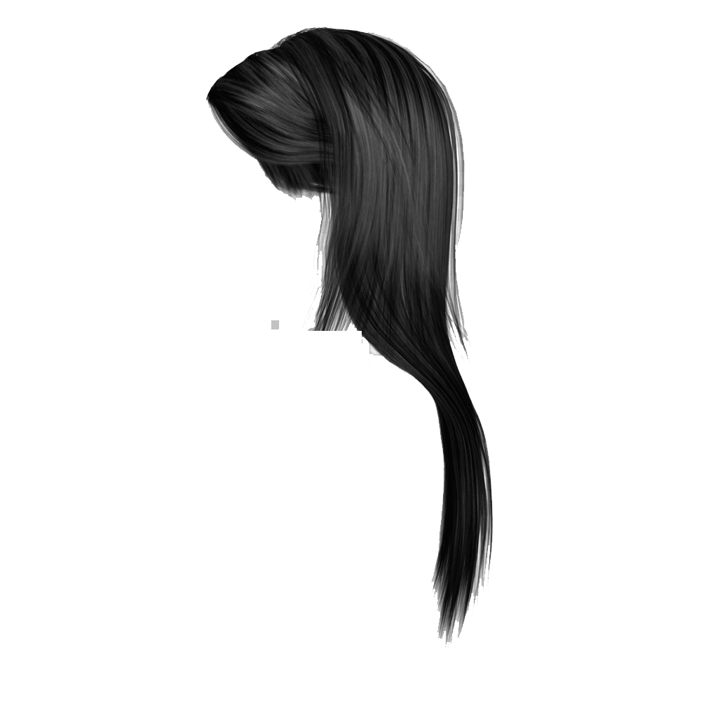 Black Hair  Transparent Image