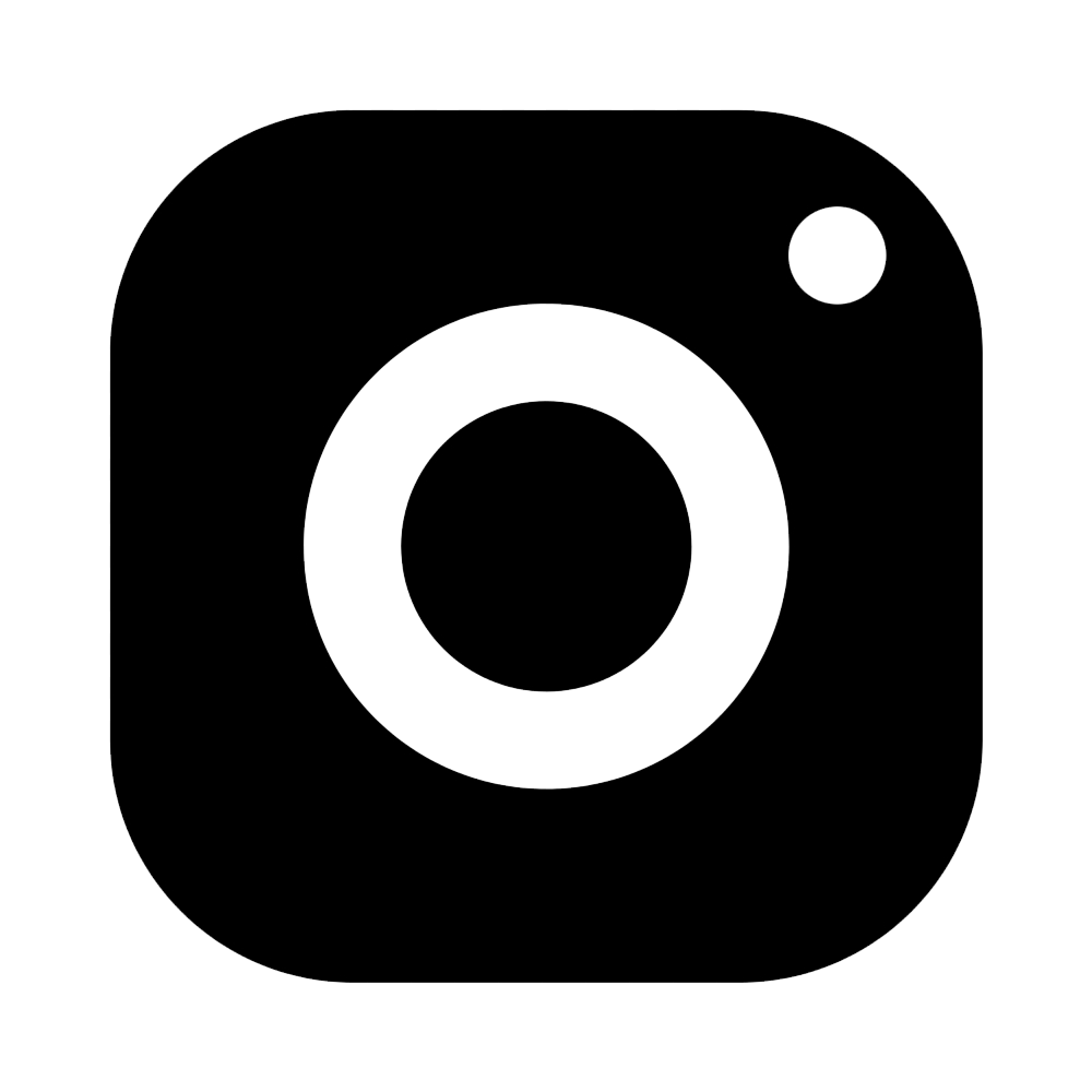Black Instagram Logo Transparent Clipart