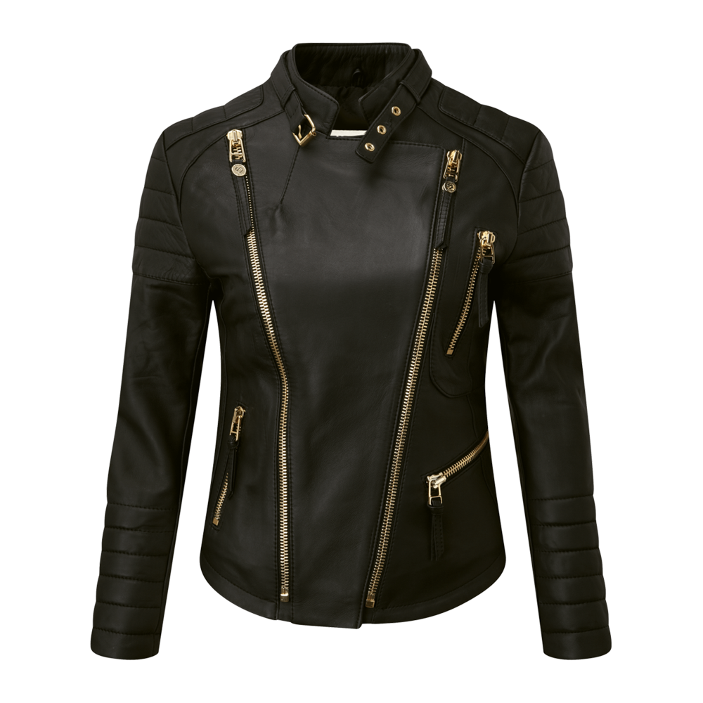 Black Leather Jacket  Transparent Photo