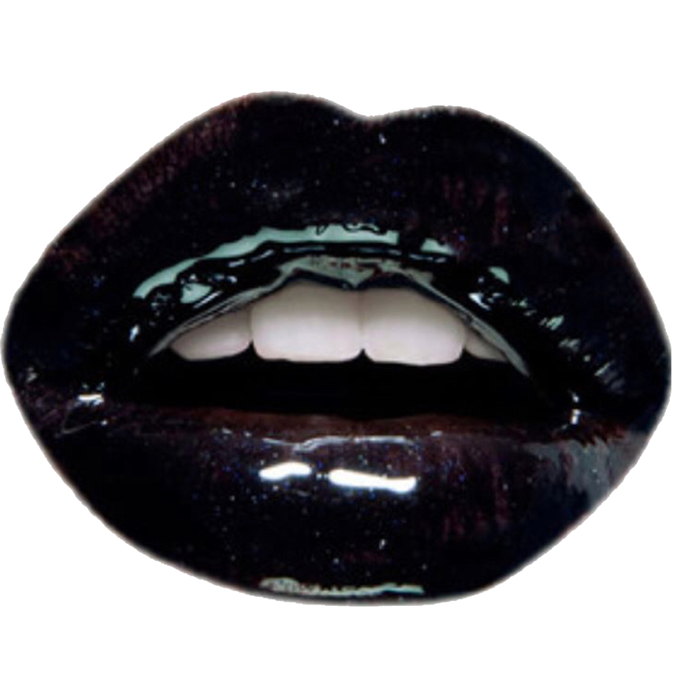 Black Lips Transparent Photo