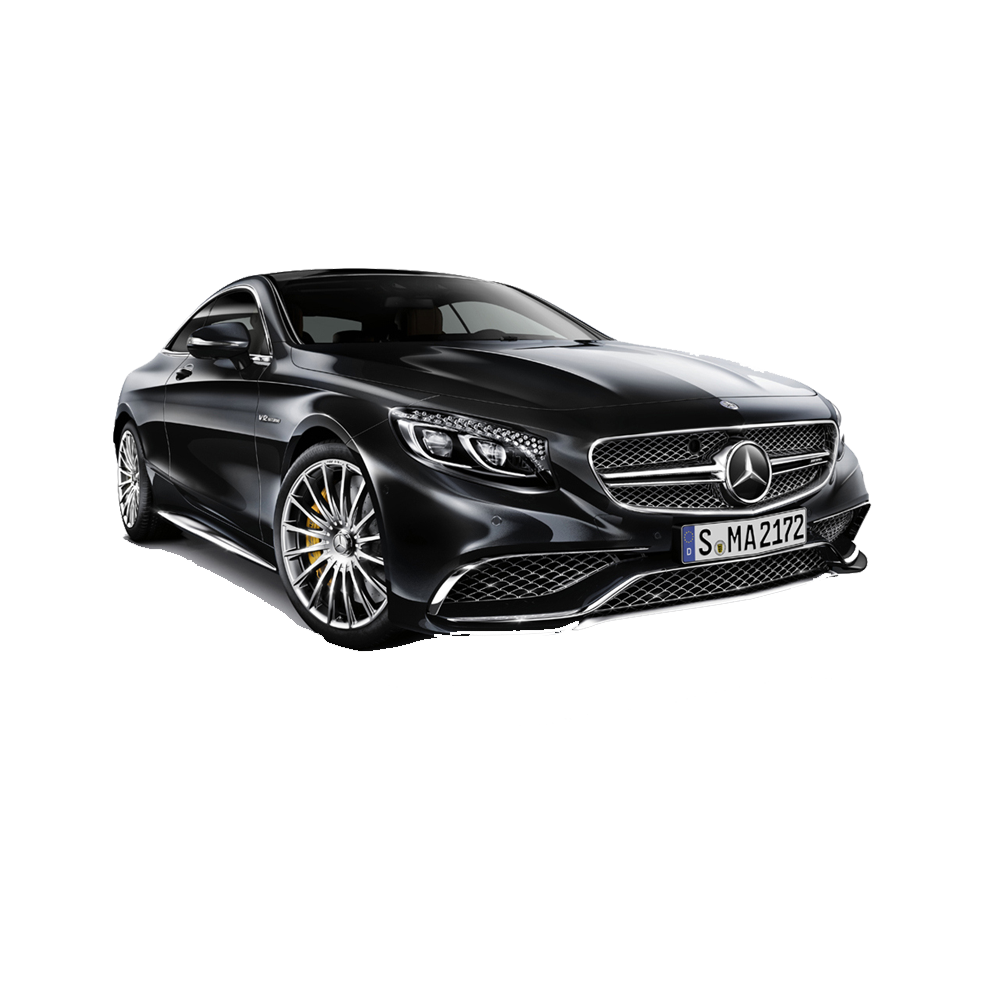 Black Mercedes Transparent Picture