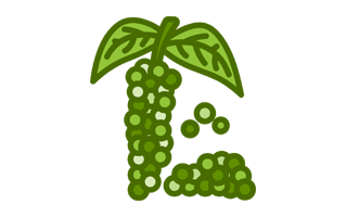 Black Pepper Sticker PNG