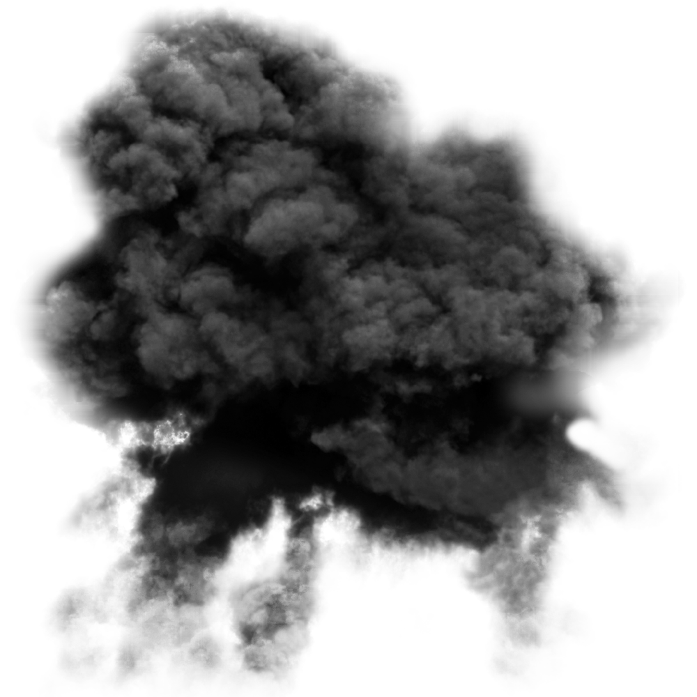Black Smoke Transparent Image