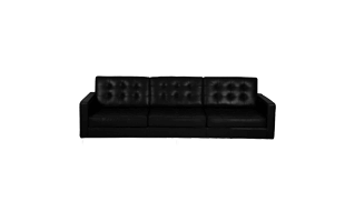 Black Sofa PNG