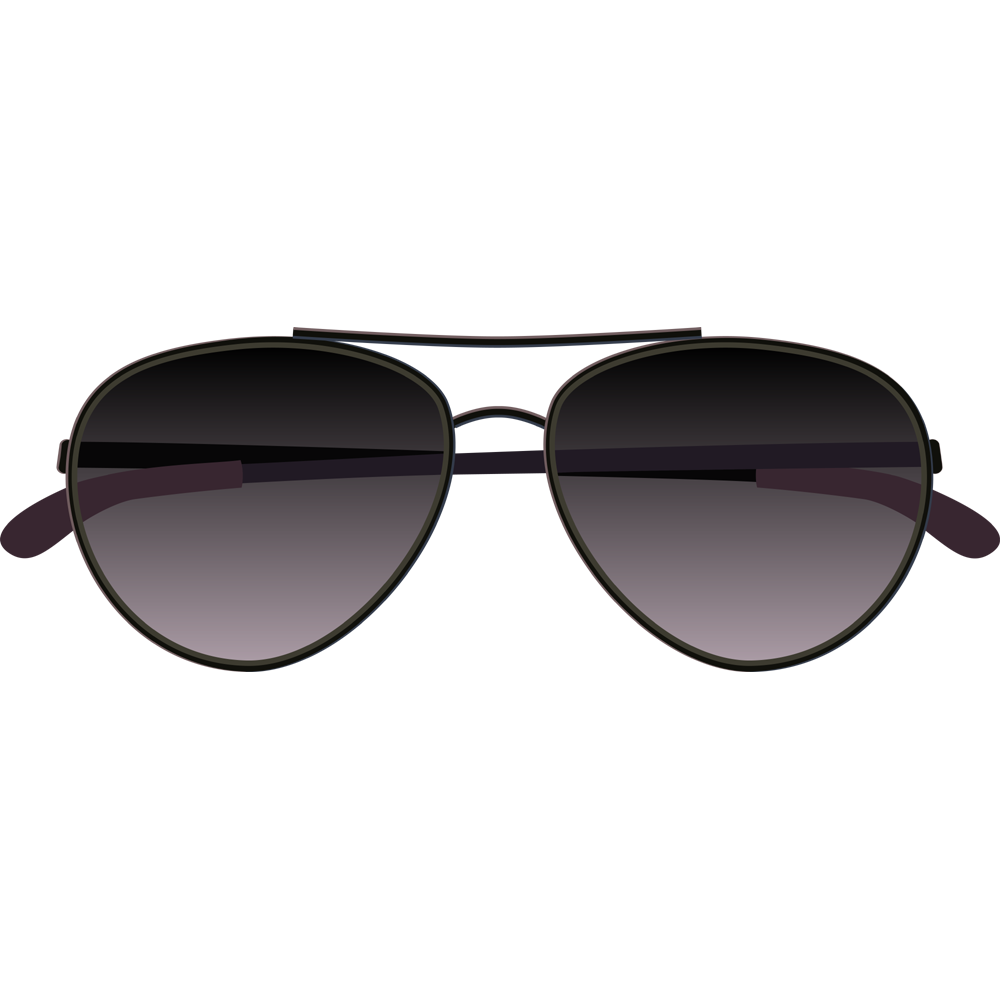 Black Sunglasses Transparent Image