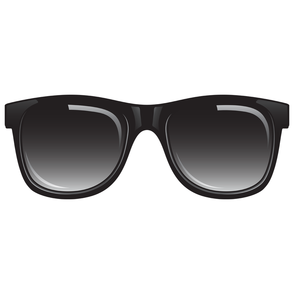 Black Sunglasses Transparent Photo